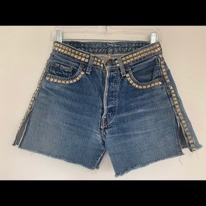 Rock n roll studded shorts!
